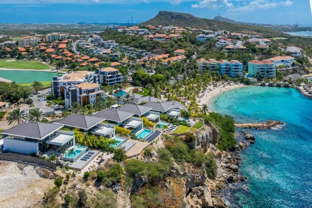 06- Villa Blue Cliff; Luxe vakantievilla huren Blue Bay Curaçao voor 2-8 personen Curacao Vakantiehuizen