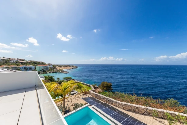06- Villa Blue Cliff; Luxe vakantievilla huren Blue Bay Curaçao voor 2-8 personen Curacao Vakantiehuizen