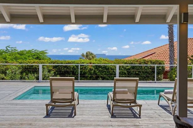 Villa Palm Horizon: Luxe Vakantievilla Huren op Boca Gentil Resort, Jan Thiel Curacao Vakantiehuizen