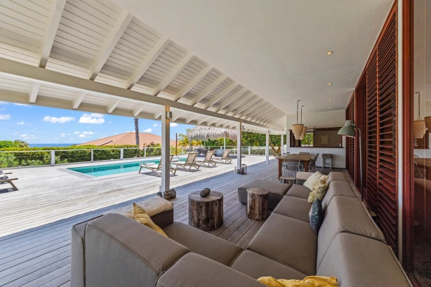 Villa Palm Horizon: Luxe Vakantievilla Huren op Boca Gentil Resort, Jan Thiel Curacao Vakantiehuizen