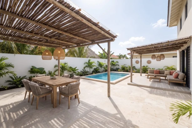 Casa Palm Vista: 2-6p. Vakantiehuis Huren naast Jan Thiel strand, Curaçao Curacao Vakantiehuizen